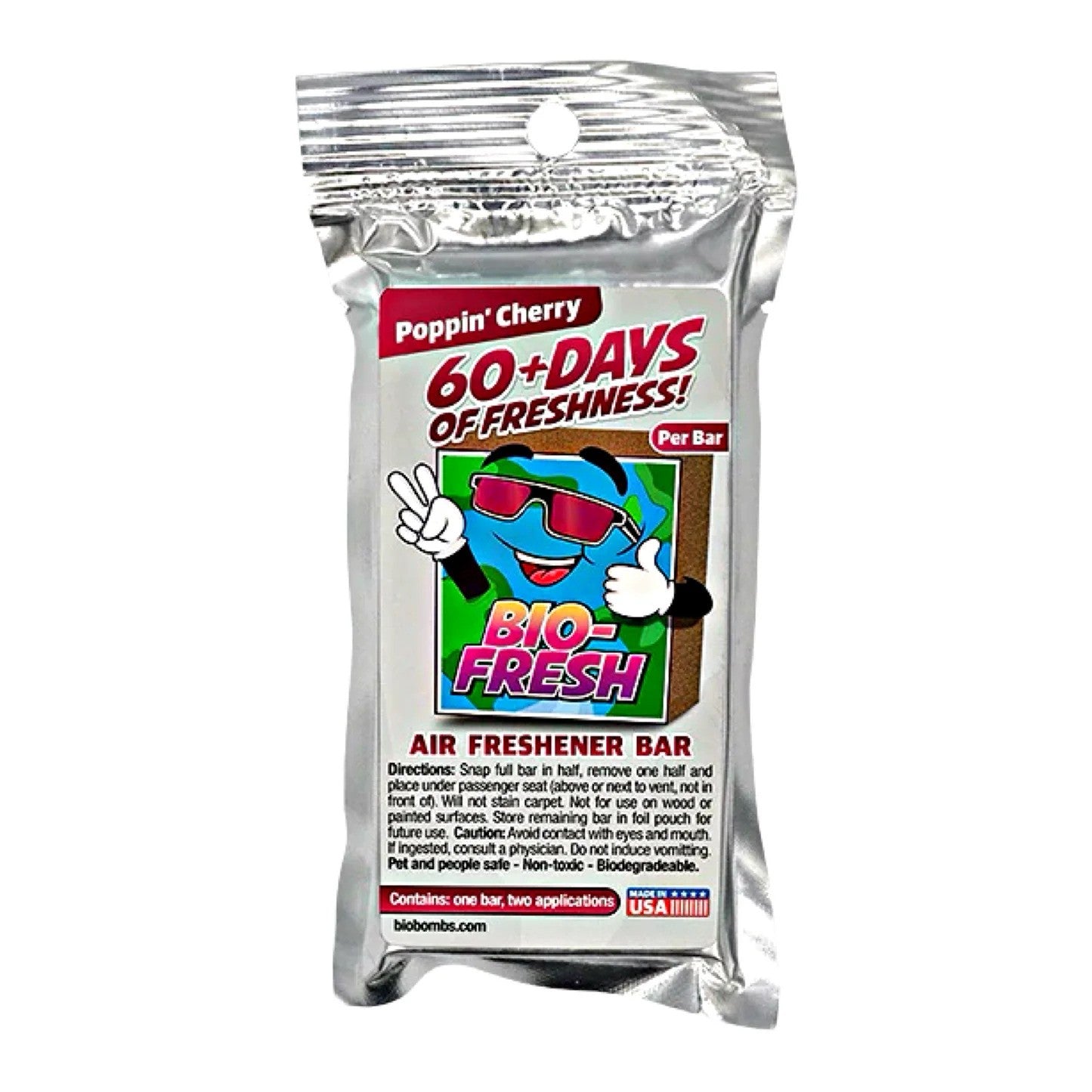 Bio-Fresh Bar: The Best Car Air Freshener - (Poppin' Cherry)