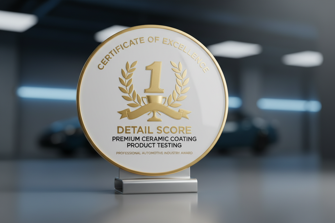 CLEAN. Ceramic Coating 8 Year ranked number 1 on DetailScore independent testing