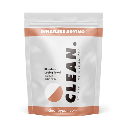 Clean. Rinse-Less Drying Towel (2 Pack)